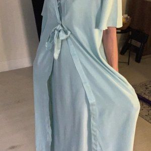 Silk Nightgown and Robe